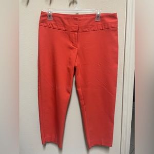 Coral capri slacks